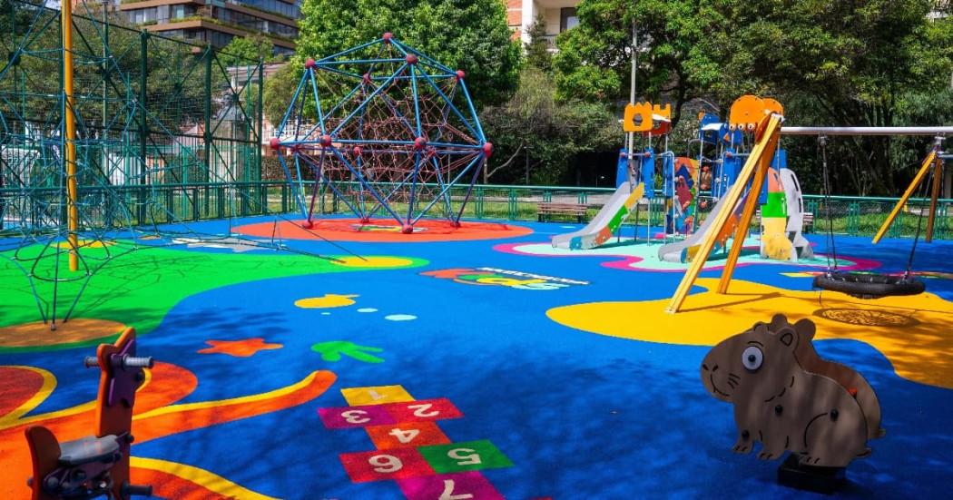 Foto del parque el Nogal de Bogotá.