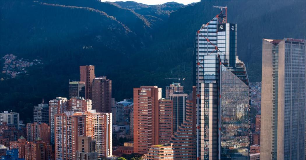 Foto panorámica de Bogotá