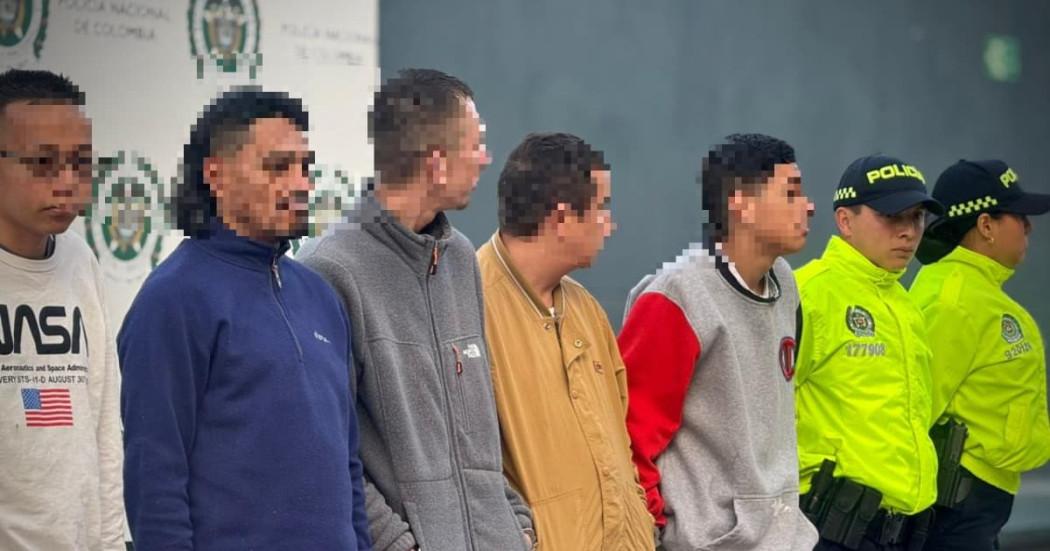 Criminales capturados de 'Los Pinos'