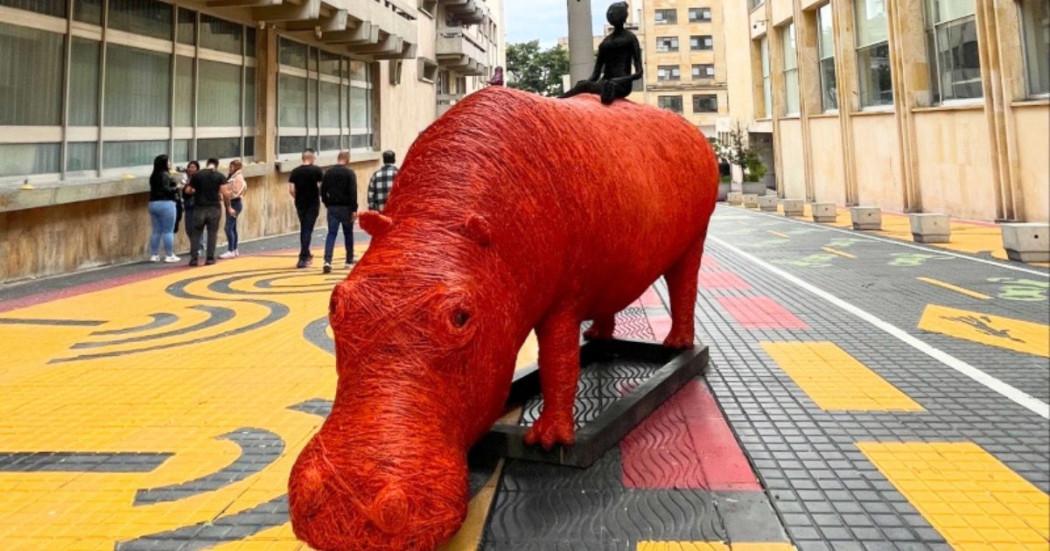 Imagen de 'Resiliencia', obra escultórica monumental del artista Camilo Acosta