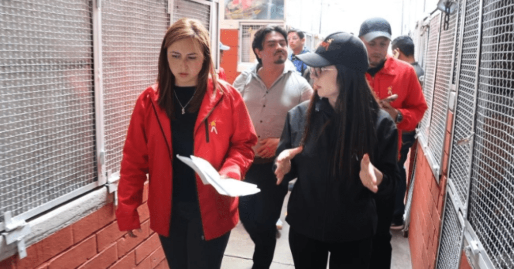 Foto de funcionarios del Distrito en operativo de seguridad