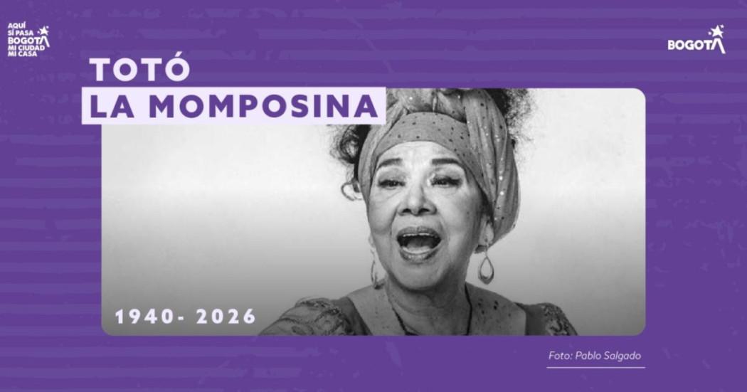 Imagen de la Totó la Momposina en blanco y negro