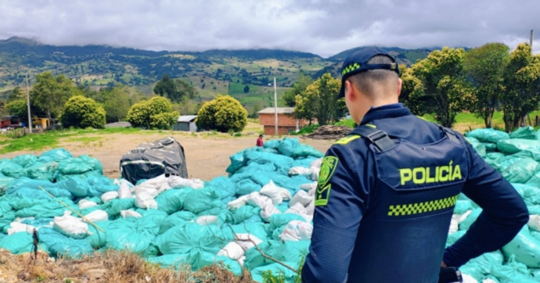 Foto de funcionarios del Distrito en operativo de limpieza