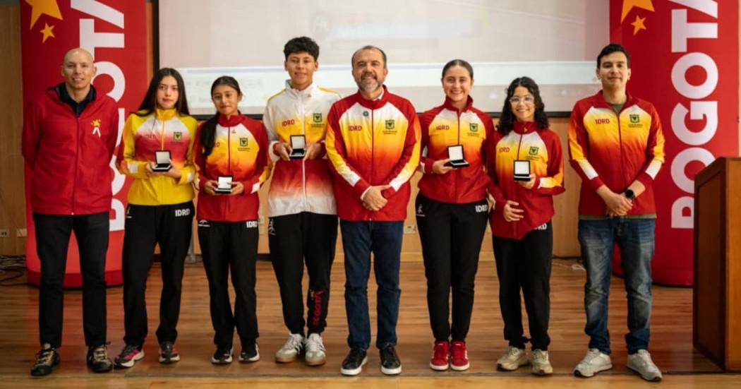 reconocimiento a deportistas Juegos de la Juventud
