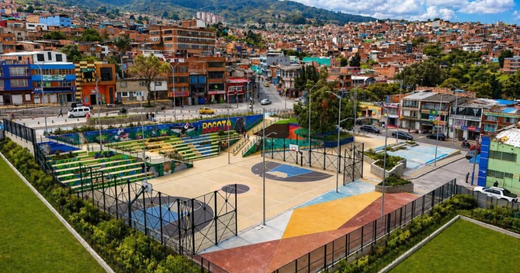 Foto panorámica de Bogotá.