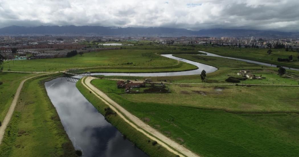 Foto panorámica del río Bogotá
