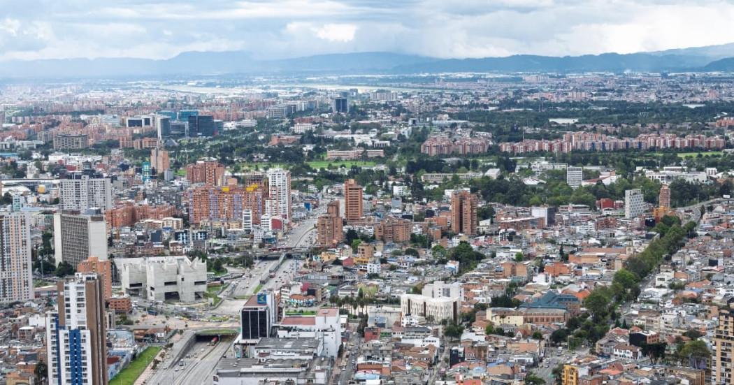 Foto panorámica de Bogotá
