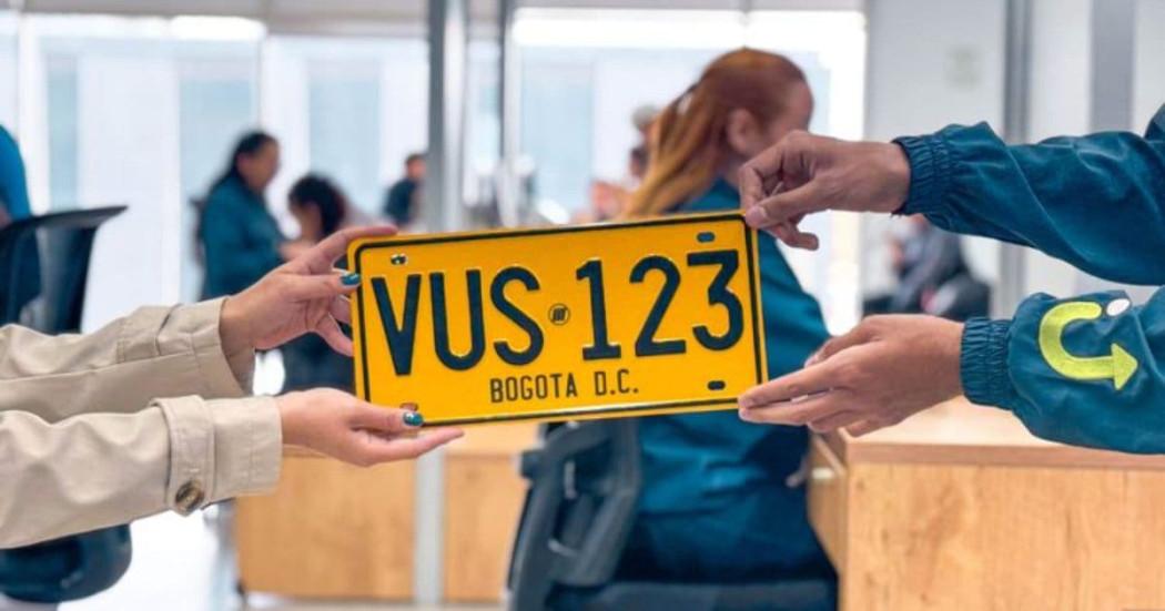 Foto de una placa