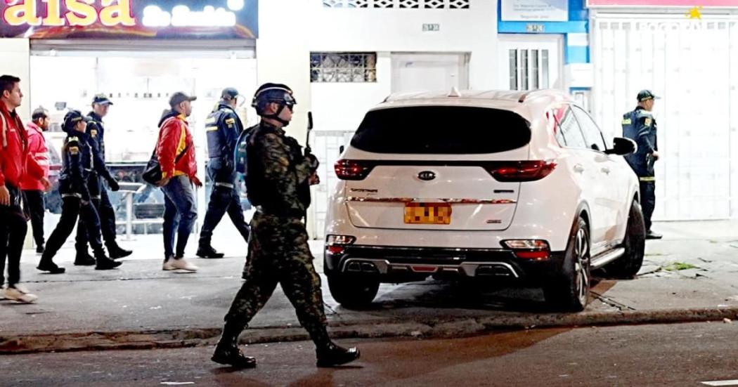 Autoridades durante operativos del Día de la Madre en Bogotá.