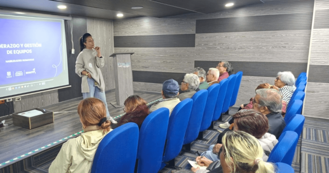 Foto de un foro de emprendimientos