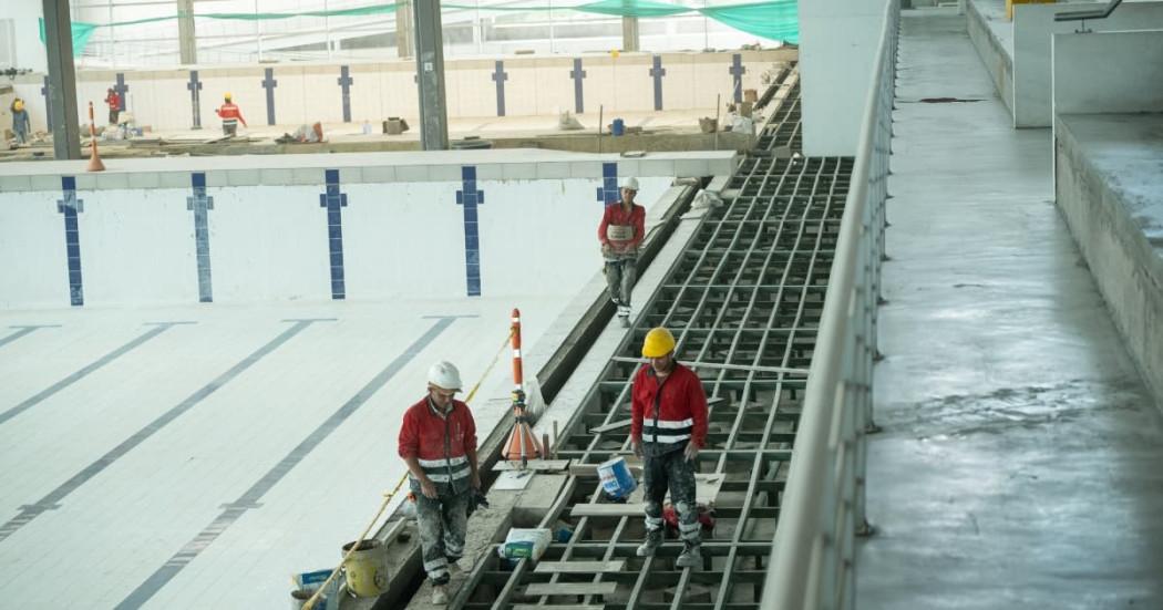 Obras de adecuación en Complejo Acuático de Bogotá