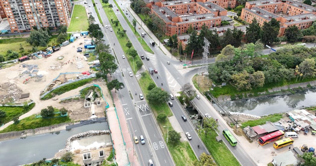 Foto panorámica de Bogotá 