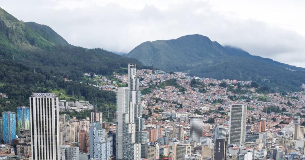 Foto panorámica de Bogotá