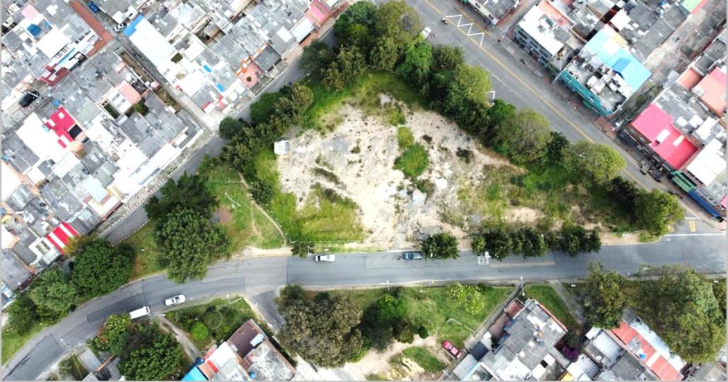 Foto panorámica de Bogotá 