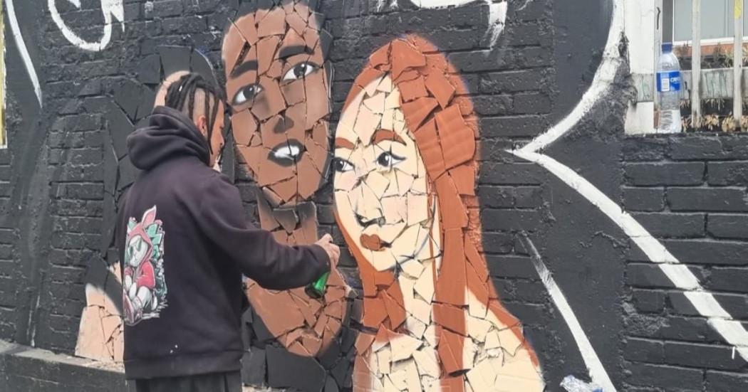 Foto de un mural
