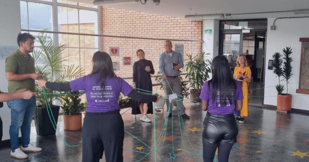 Actividad sobre prevención de violencias para hombres.