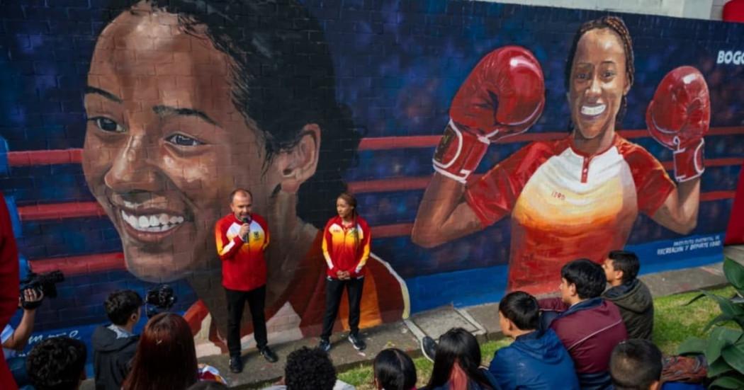 Presentación de mural de Valeria Arboleda