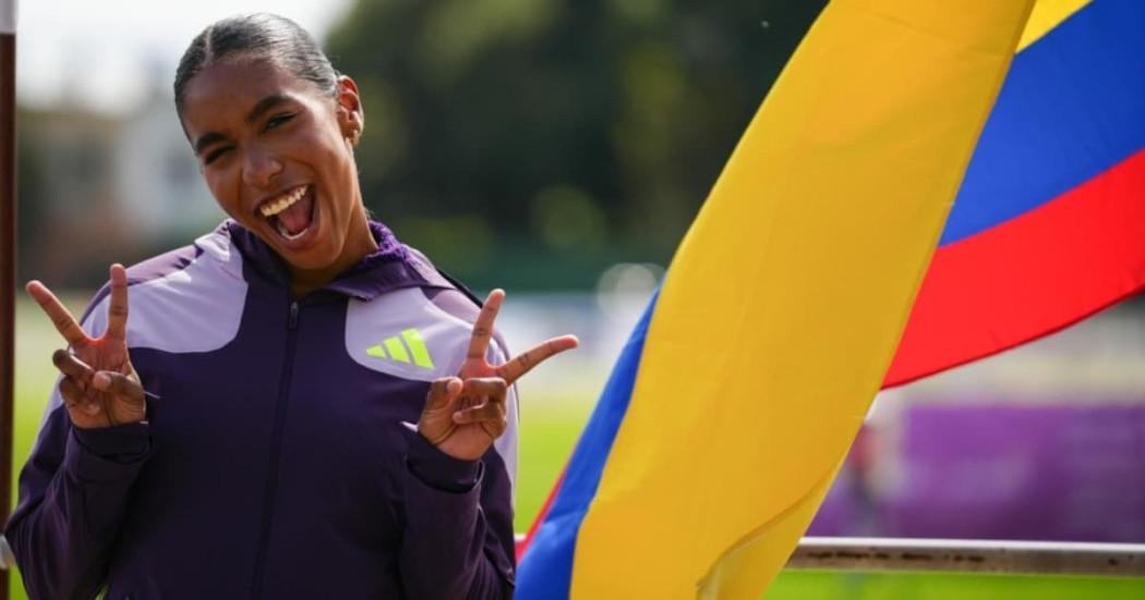 Natalia Linares atleta del Equipo Bogotá.