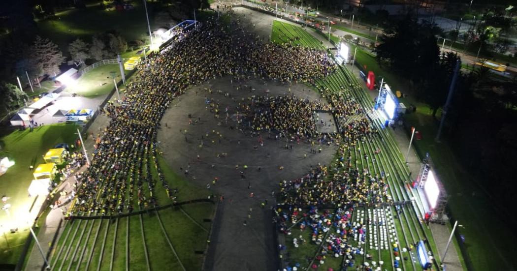 Fanzone partido selección Colombia Bogotá