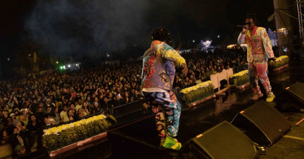 Imagen de una de las agrupaciones participantes en este festival.