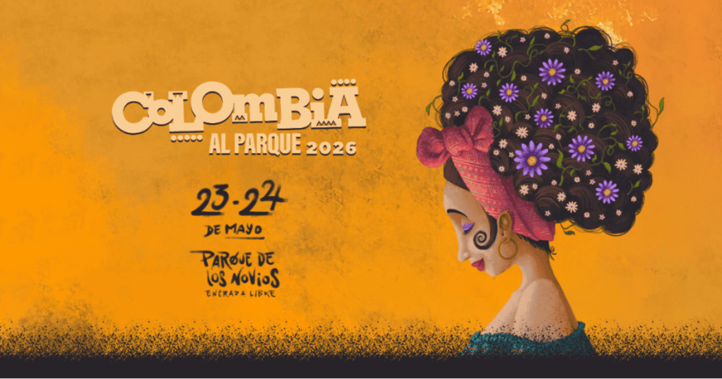 Imagen del cartel oficial de Colombia al Parque 2026.