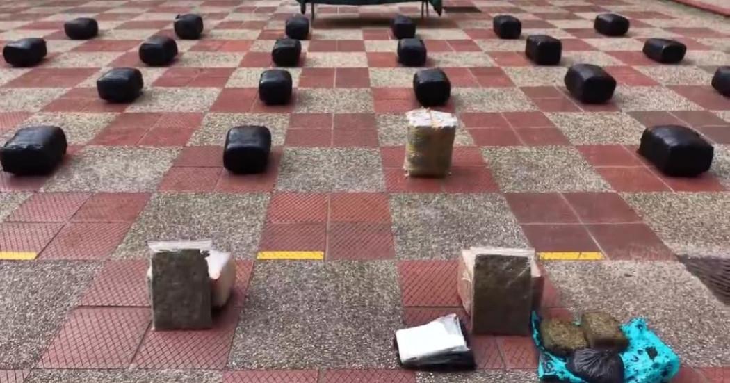 Policía de Bogotá descubre más de 300 libras de droga en vivienda