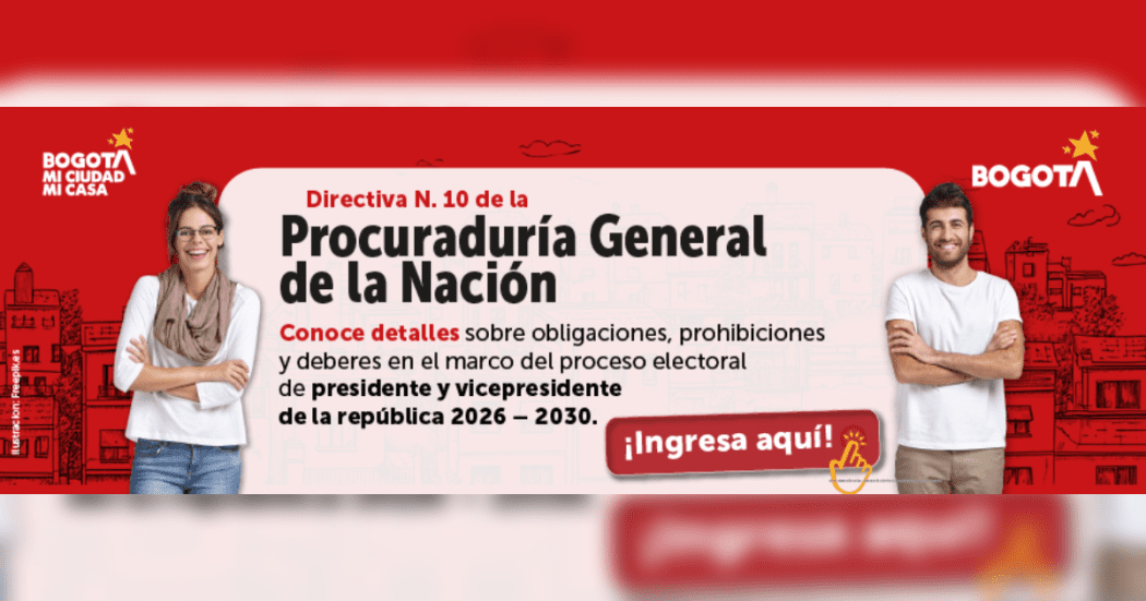 Pieza gráfica de la Procuraduría General de la Nación