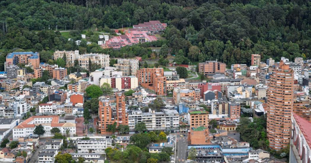 Foto panorámica de Bogotá