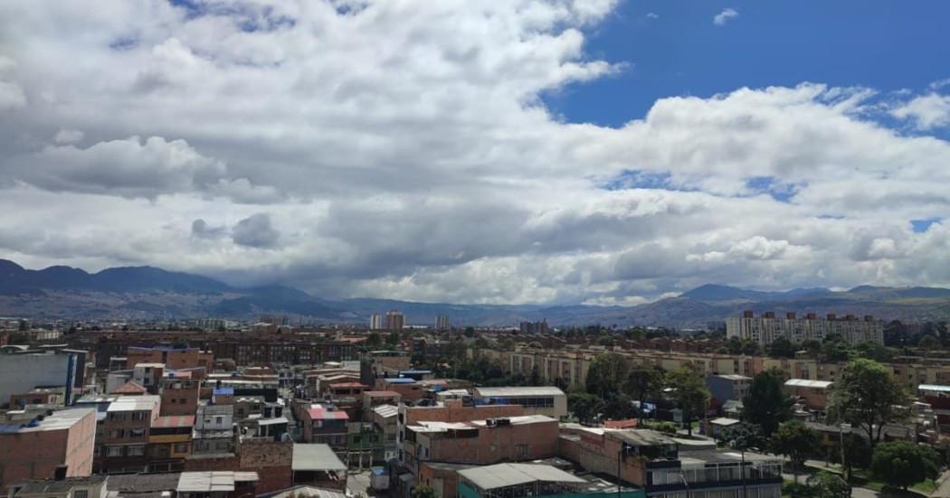 Foto panorámica de Bogotá 