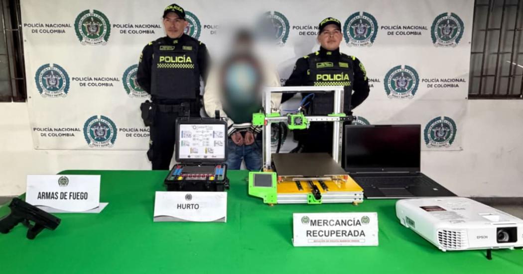 Hombre capturado y material recuperado avaluado en $100 millones. 