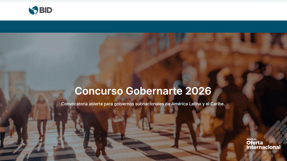Convocatoria Gobernarte 2026 para gobiernos subnacionales