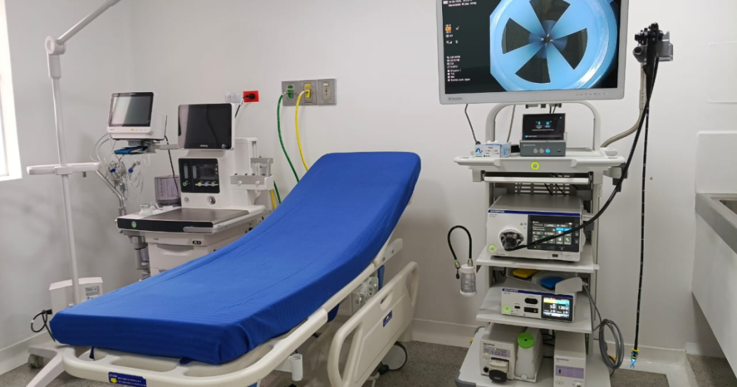 Foto de un cuarto de un hospital en Bogotá