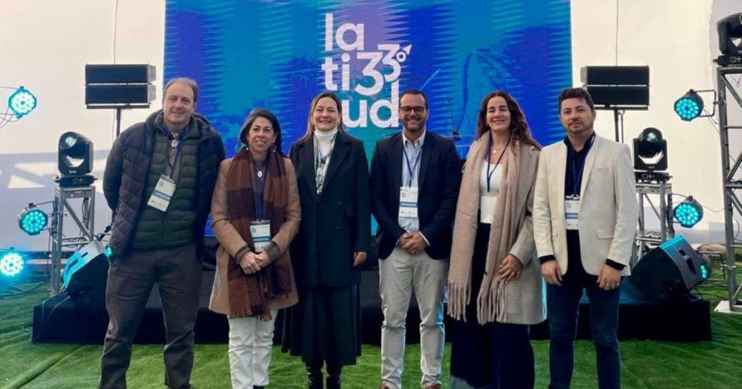 Foto de la participación de Bogotá en Latitud 33° el Encuentro Metropolitano de Turismo en Chile.