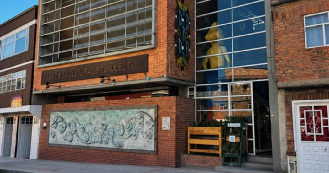 Foto de la Casa de la Cultura de Tunjuelito, al sur de Bogotá.
