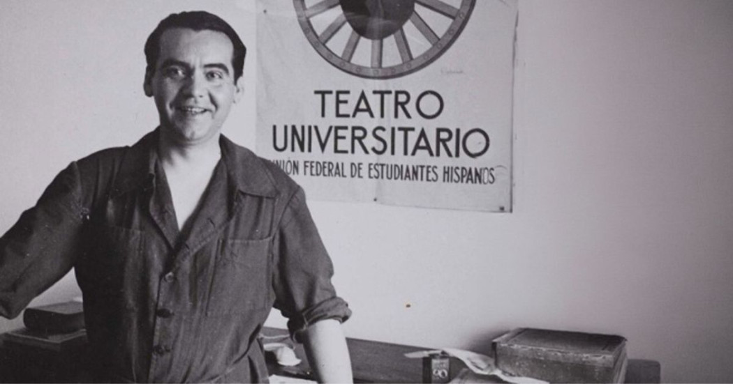 Imagen en blanco y negro de Federico García Lorca