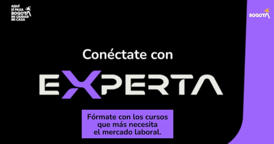 Foto e imegen del programa Experta Bogotá.
