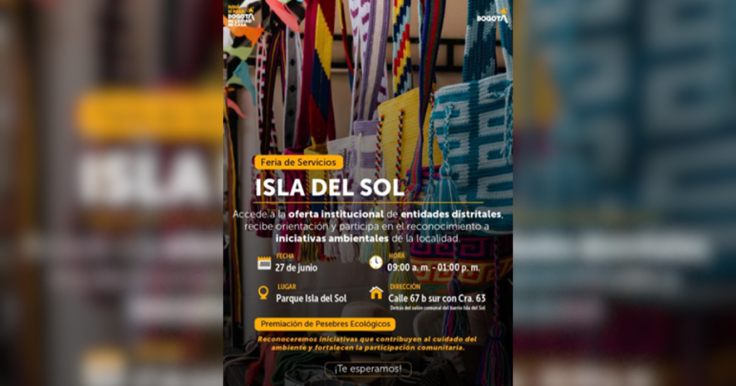 Pieza gráfica sobre la feriaa de servicios en la localidad de Tunjuelito