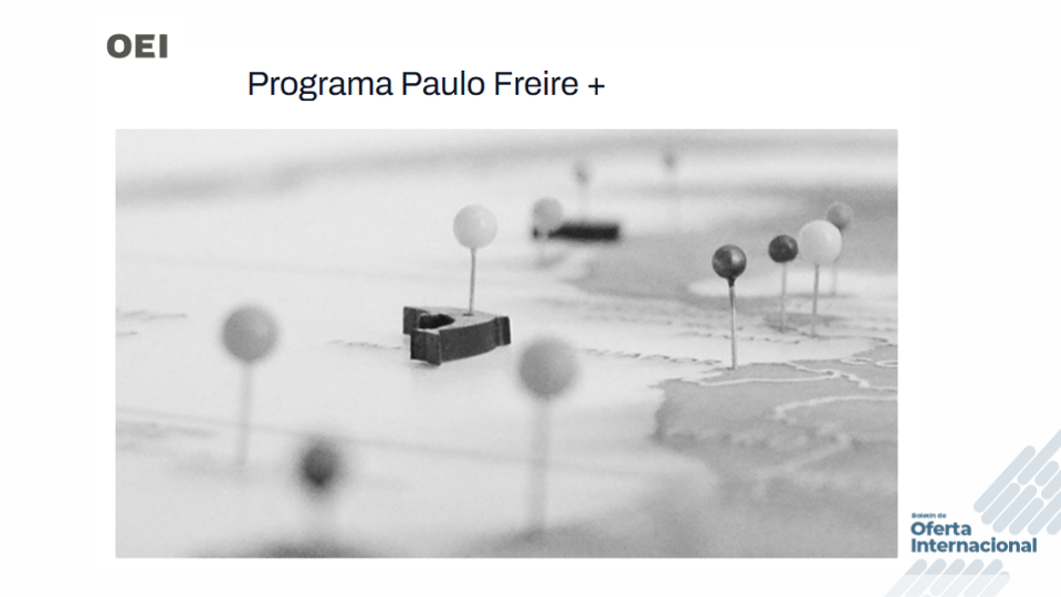 Investigador iberoamericano beneficiario del Programa Paulo Freire