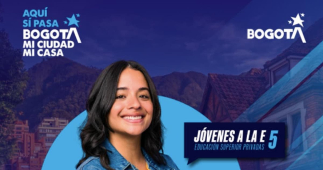 Imagen de la 'Jóvenes a la E-5' en Bogotá 2026.