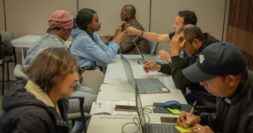 Foto de un taller para negocios y empresas en Bogotá.
