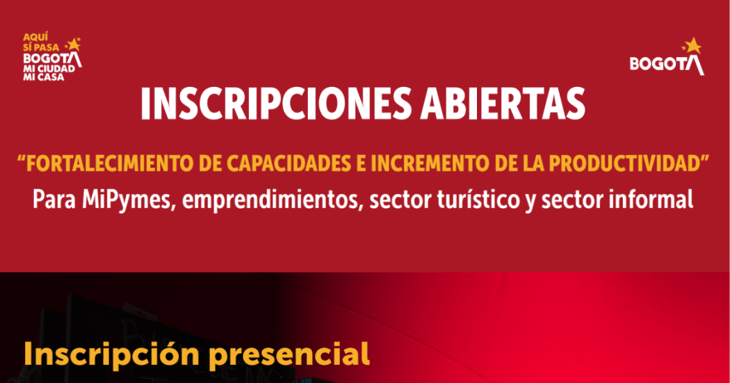 Imagen de la pieza gráfica de la Alcaldía Local de Tunjuelito que indica que las inscripciones estan abiertas 