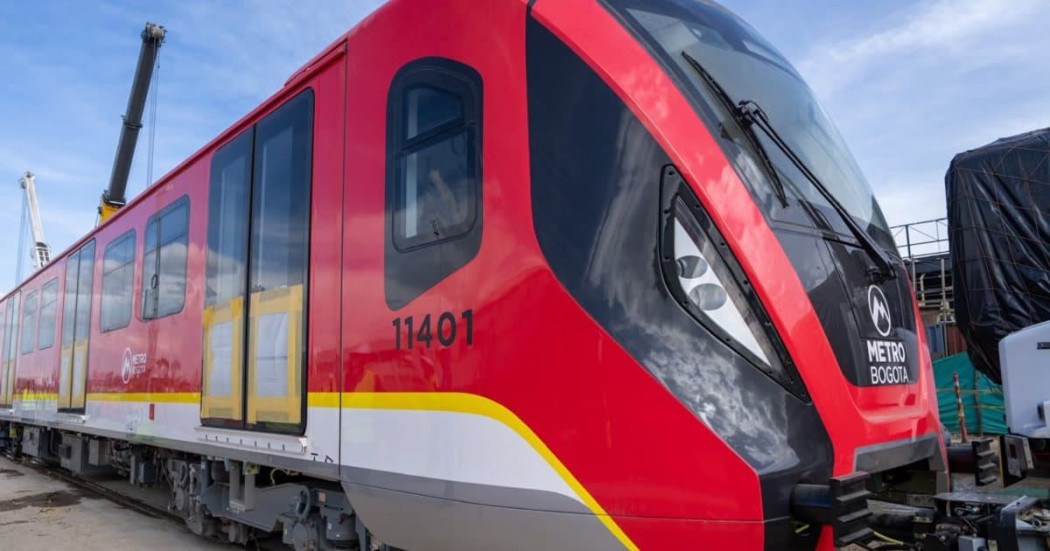 Foto de uno de los trenes del Metro. 