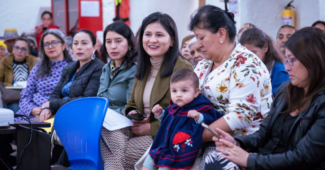 Foto de un encuentro ciudadano en la localidad de Fontibón