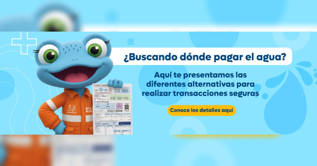 Imagen con el texto: Aquí te presentamos las diferentes alternativas para realizar transacciones seguras