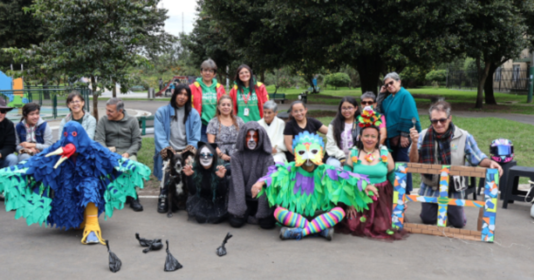 Foto de un grupo de ciudadanos de la localidad de Barrios Unidos 