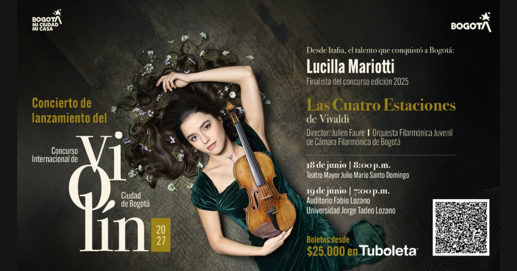 Imagen del cartel promocional del concierto de lanzamiento.