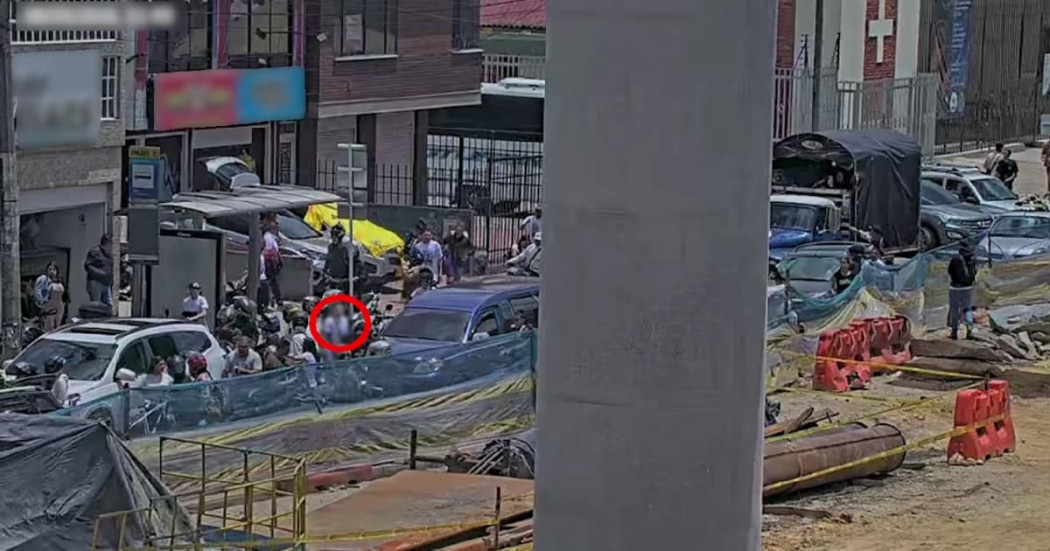 Imágenes registradas por una cámara de seguridad del sector, monitoreada desde el C4.