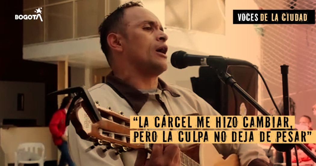 Portada del episodio: Anyer Vela tocando la guitarra. "La cárcel me hizo cambiar, pero la culpa no deja de pesar".