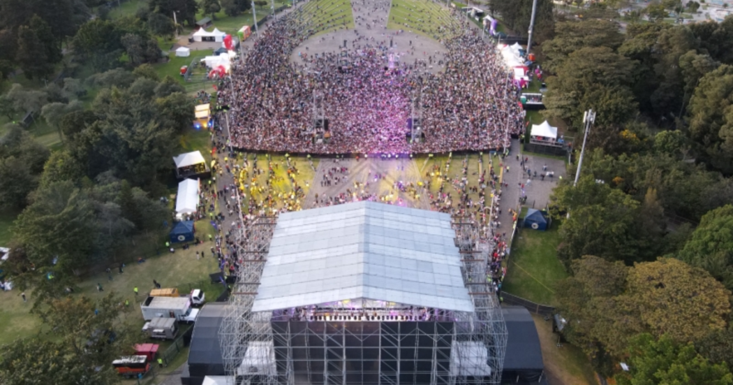 Imagen panorámica del Parque Simón Bolívar