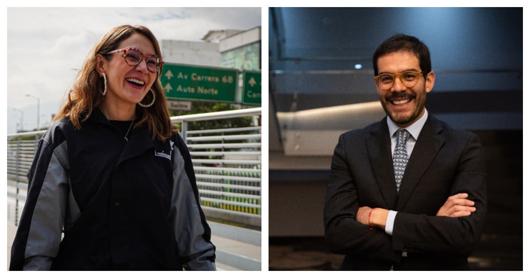 Foto de María Fernanda Ortiz (izquierda) y Pedro Mauricio Gutiérrez (derecha). 